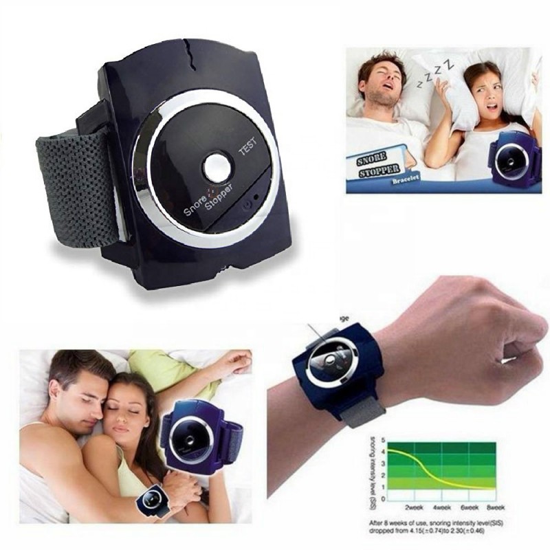 2021 New Smart Sleep Apnea Machine New Invention Anti Snore Prevent Snoring Stopper Watch Wristband Device Sleeping Aid