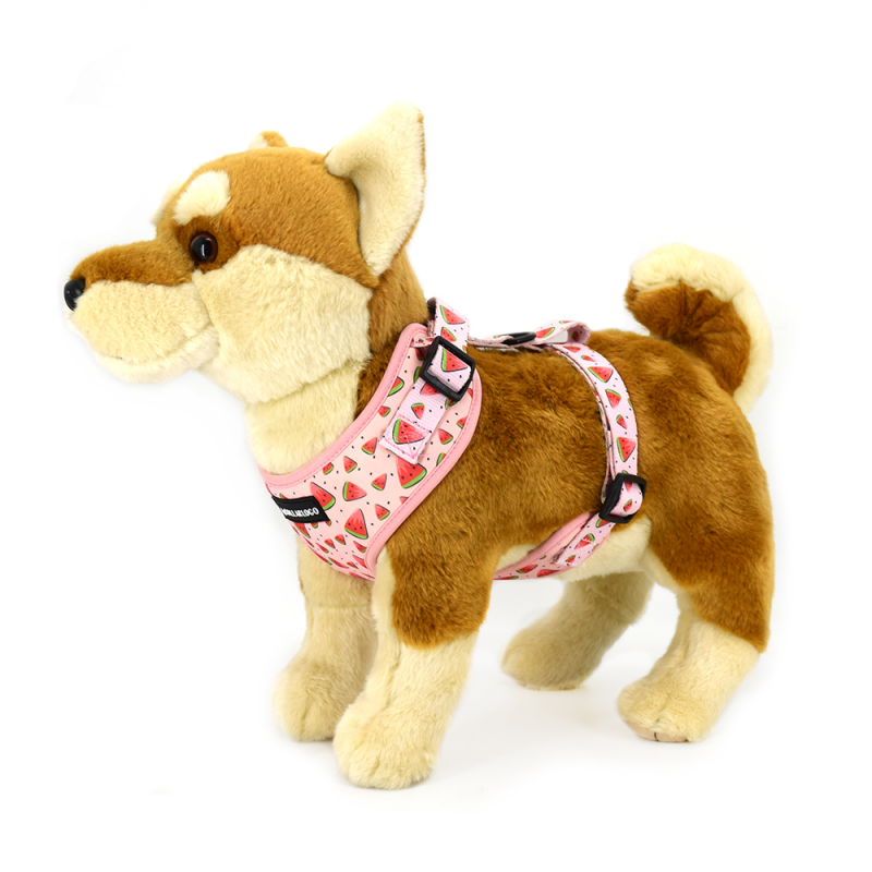 2022 Hot selling pet new invention printed neoprene with mesh padded pet harness vest Pets accessories supplies