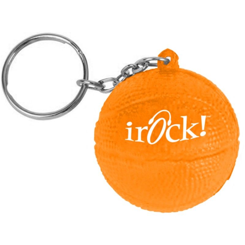 Wholesale Basketball Stress Ball Key Chain