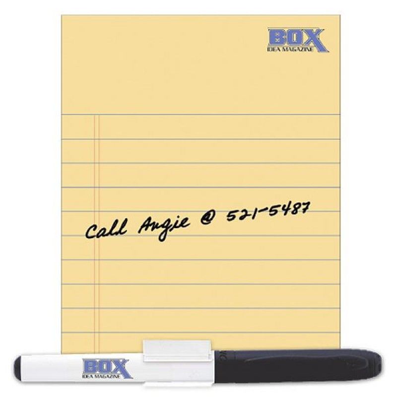 Wholesale Medium Dry Erase Magnet w/Marker & Clip-[BG-27148]