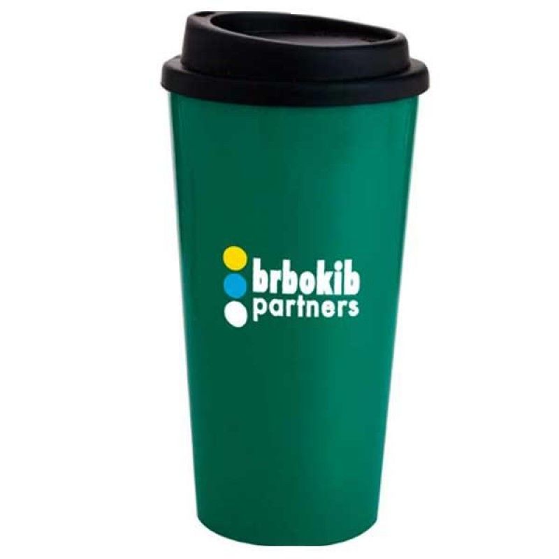 Wholesale Double Wall PP Tumbler with Black Lid - 17 oz-[BS-27050]