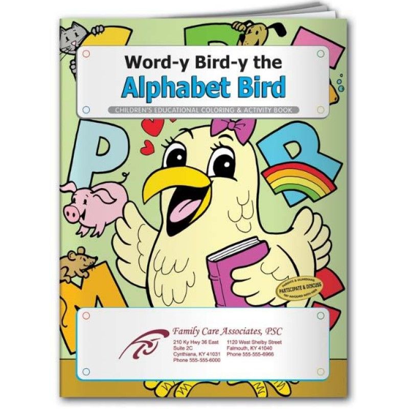 Wholesale Coloring Book: Word-y Bird-y the Alphabet Bird-[NW-91660]