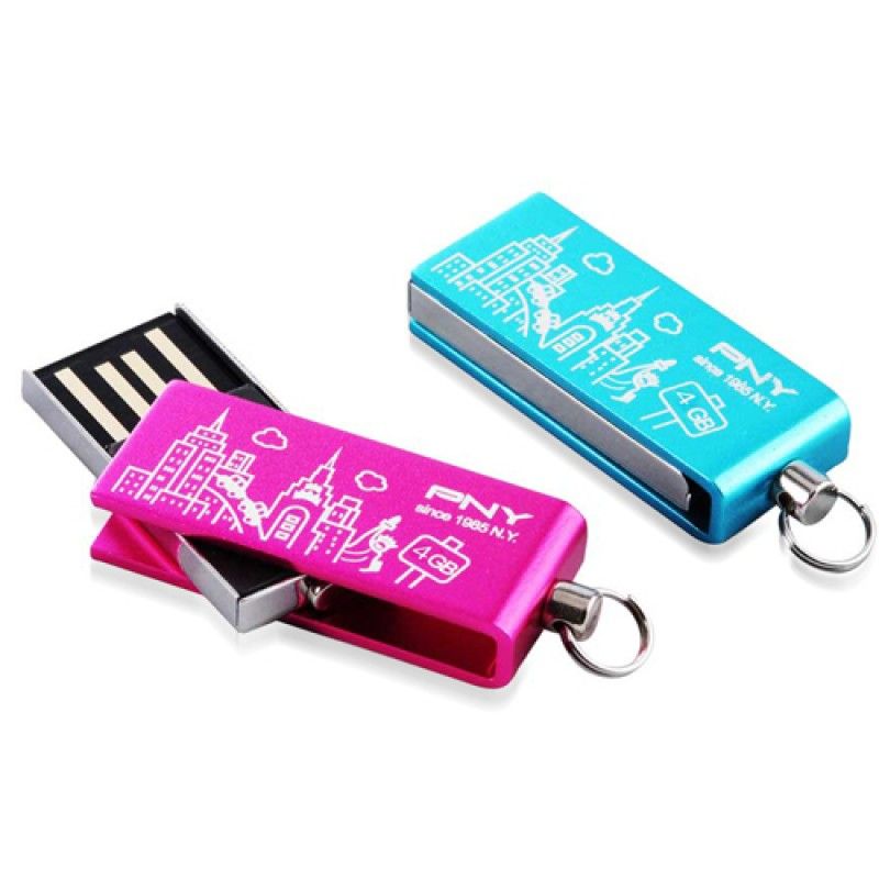 Wholesale 2GB Mini Rotate Metal Flash Drive