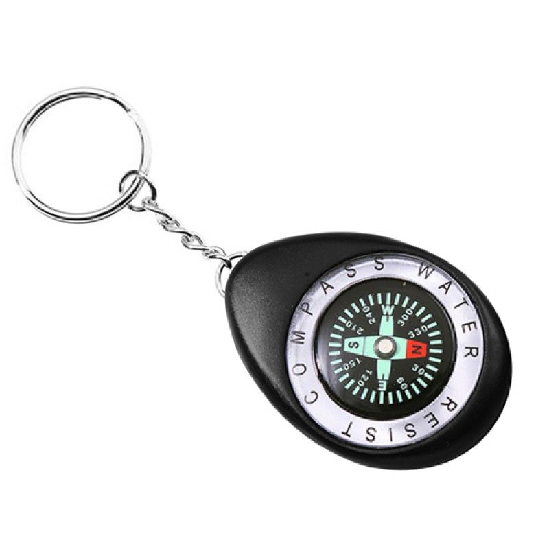 Wholesale Oval Shaped Compass Keychain