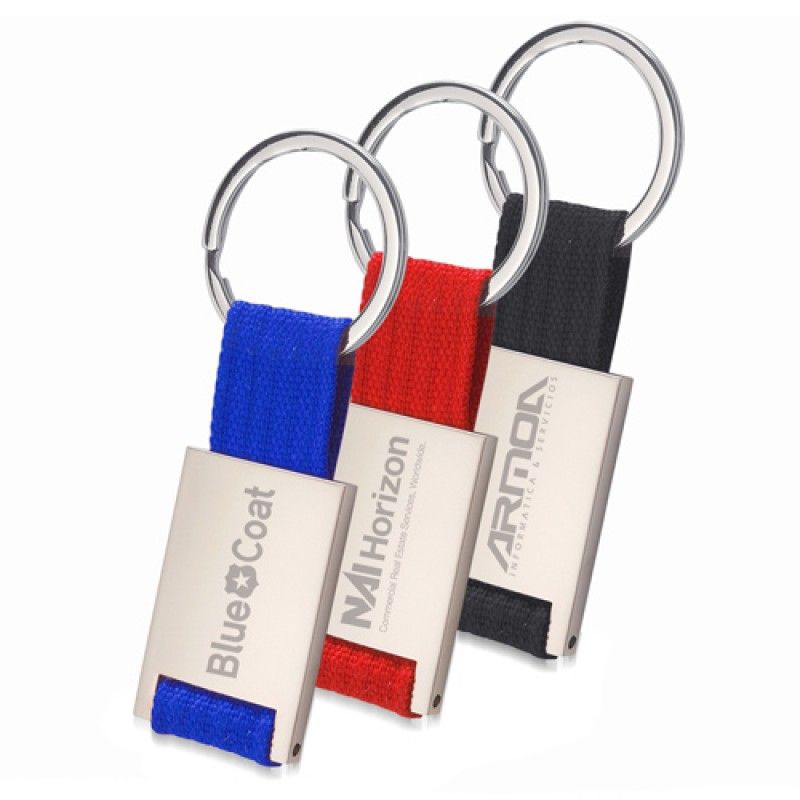 Wholesale Trendy Metal Polyester Keychain