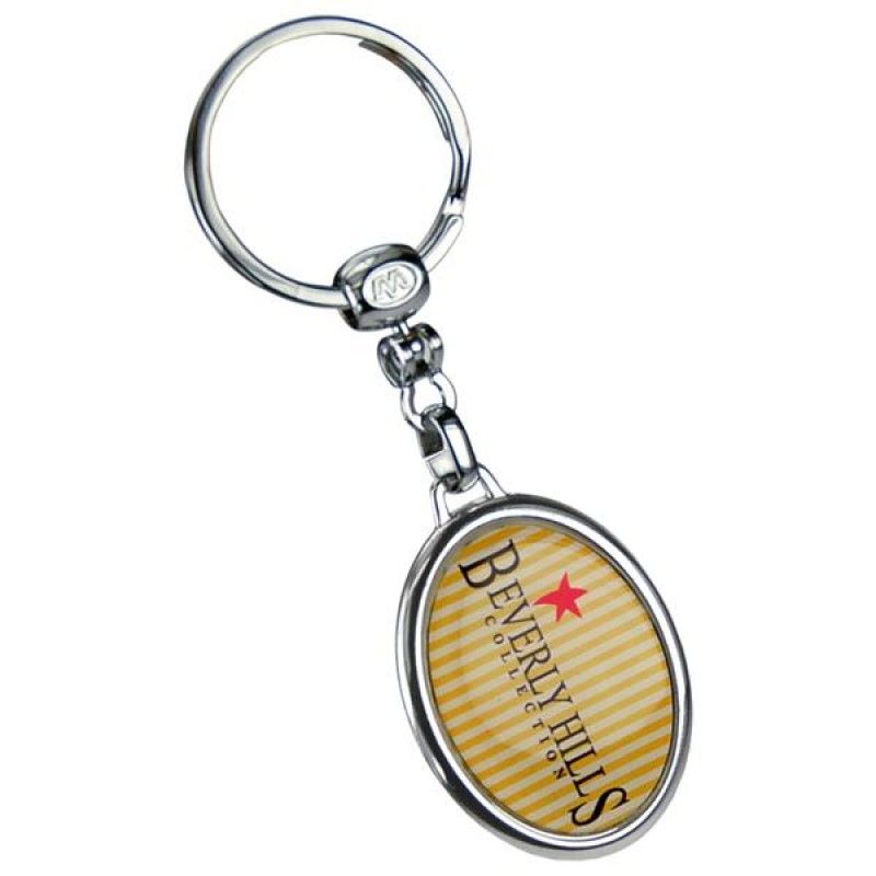 Wholesale Oval Metal Domes Key Tag-[CP-27101]