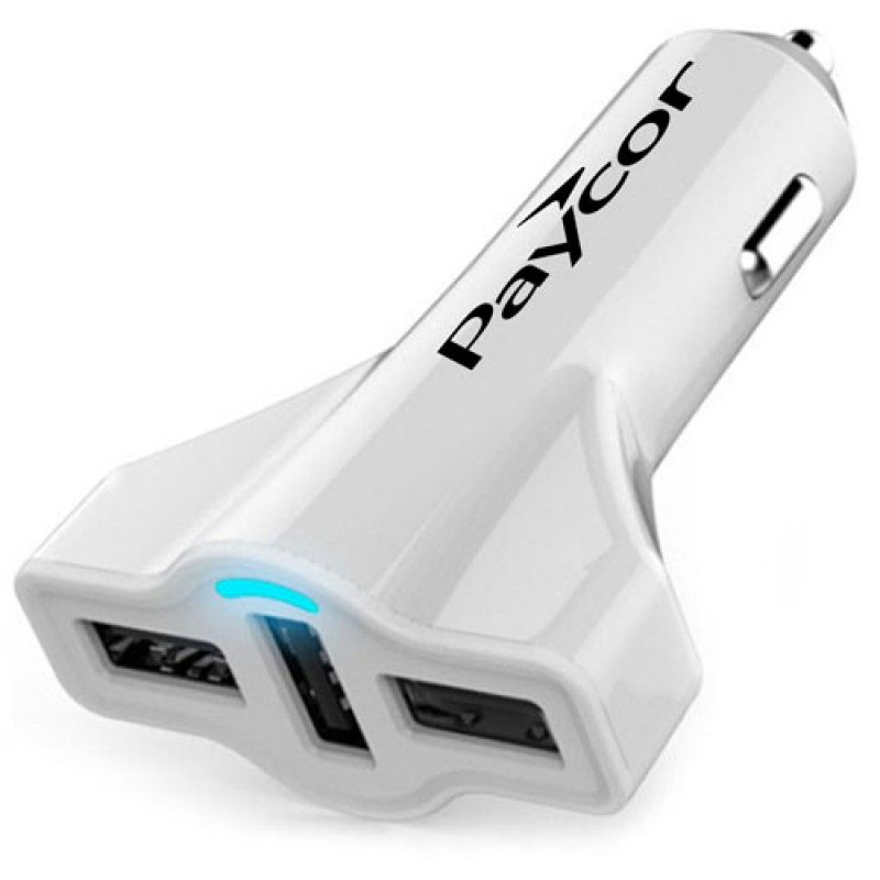 Wholesale 3 USB Ports Car Charger With LED Indicator