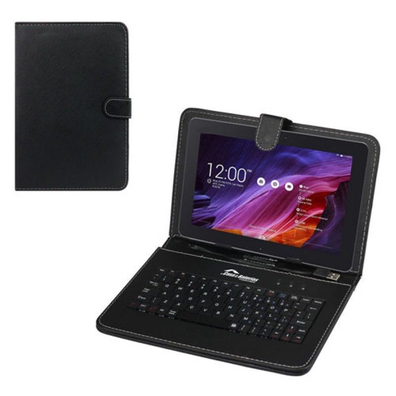 Wholesale 9 Inch Leather Case Micro USB Keyboard