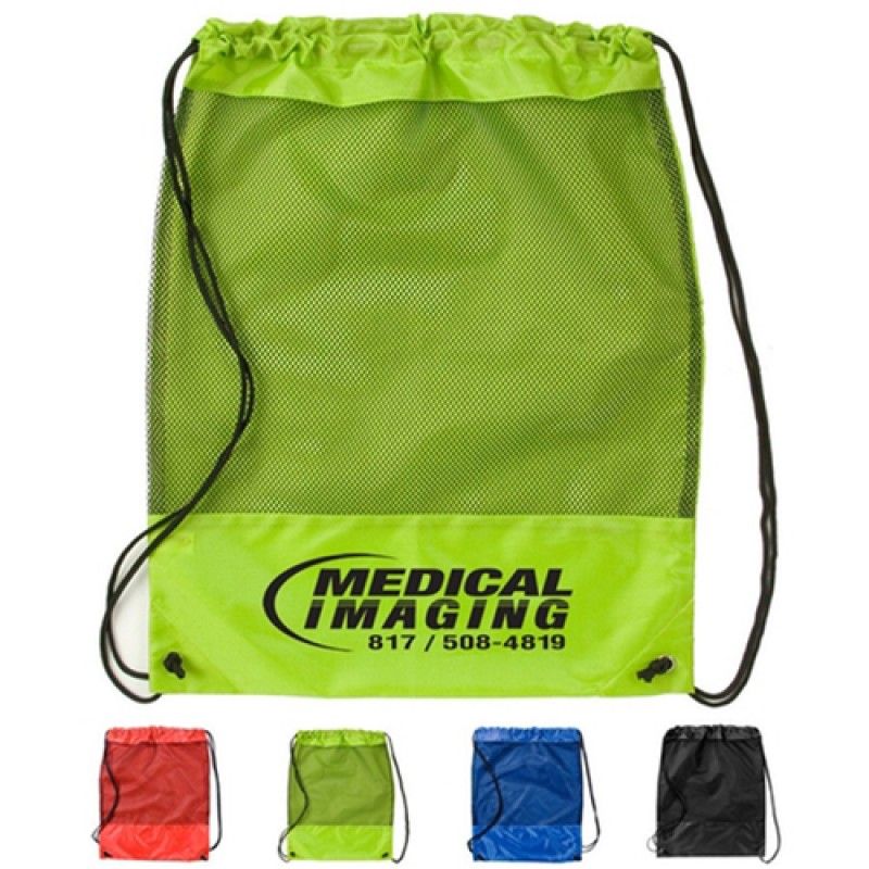 Wholesale Polyester Mesh Drawstring Bag