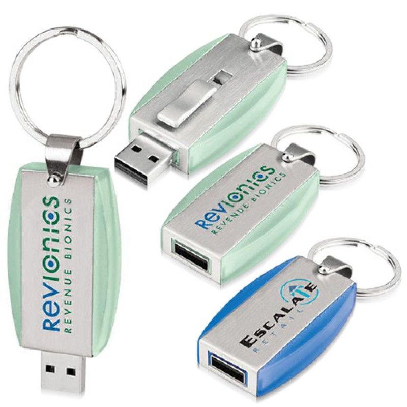 Wholesale 8GB Deluxe Keyring Flash Drive