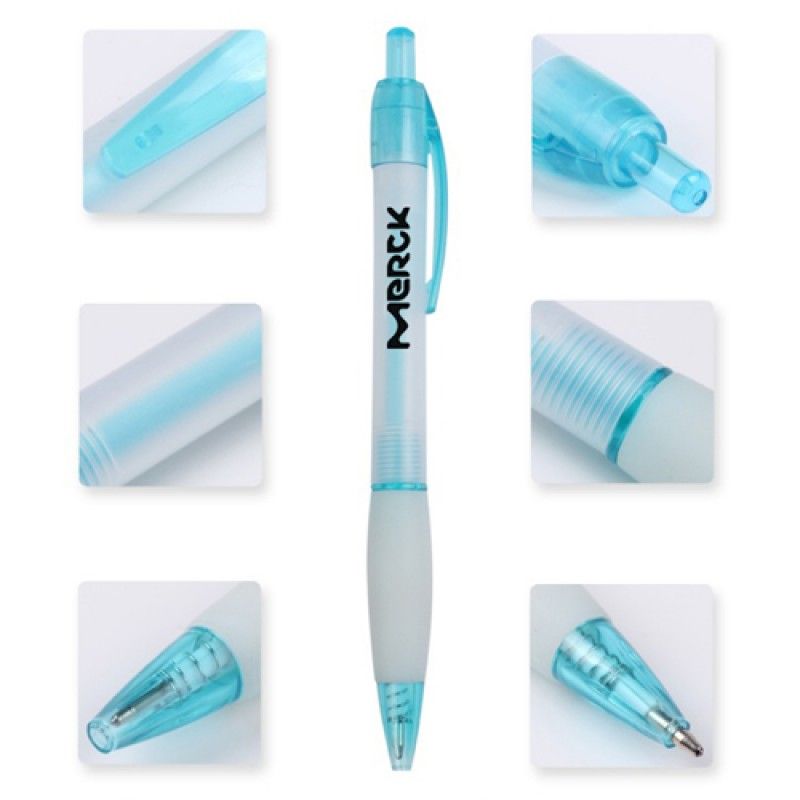 Wholesale Ice Translucent Retractable Ballpoint Pen