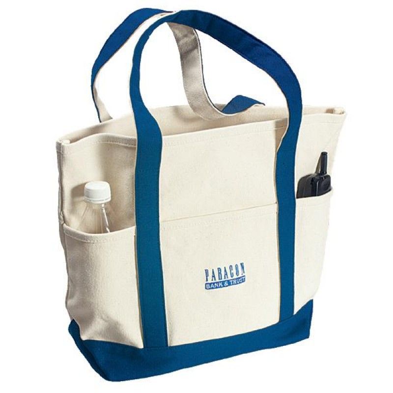 Wholesale Sea Breeze Canvas Boat Tote-[BG-28076]