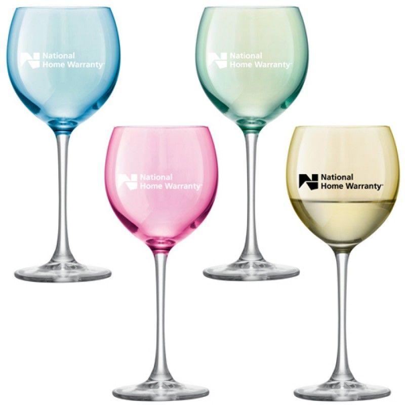 Wholesale Polka Wine Glass Pastel