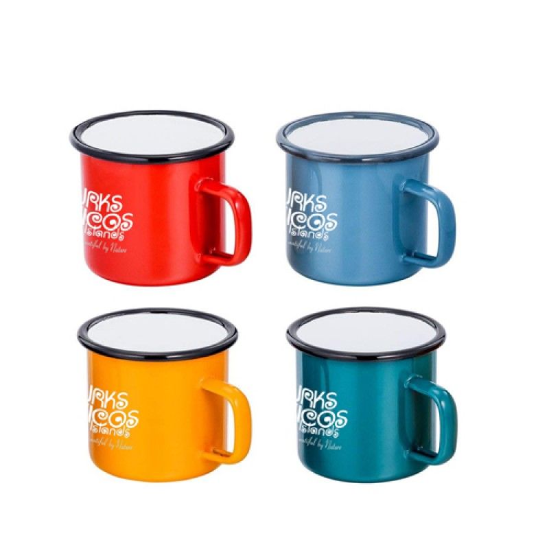 Wholesale Cute Ceramic Coating Metal Mug