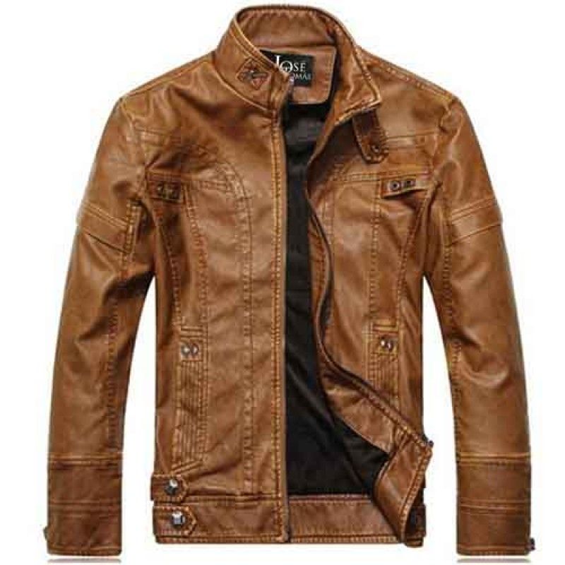 Wholesale Motorcycle Leather Mens Jacket