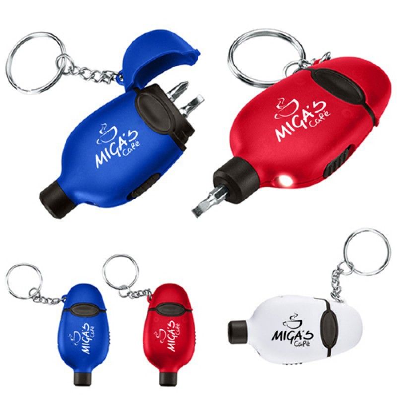 Wholesale Screwdriver LED Light Key Chain