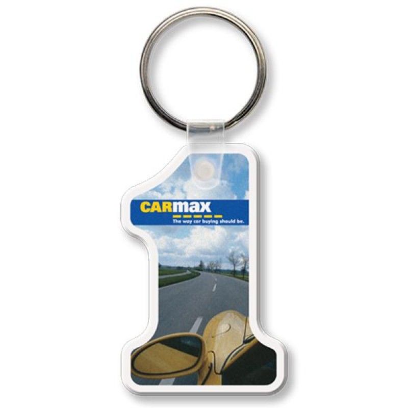 Wholesale Full Color Number One Key Tag-[QK-25004]