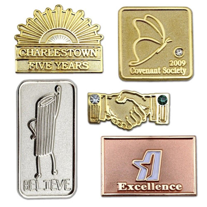 Wholesale Matte Polished Effect Custom Lapel Pin