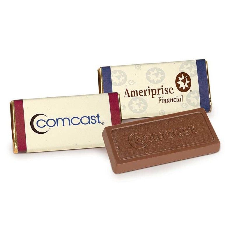 Wholesale 1 oz. Belgian Chocolate Bars w/ 4-Color Custom Wrapper-[AT-29004]