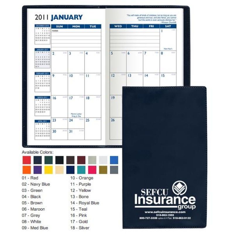 Wholesale Vinyl Monthly Planner-[RY-21916]