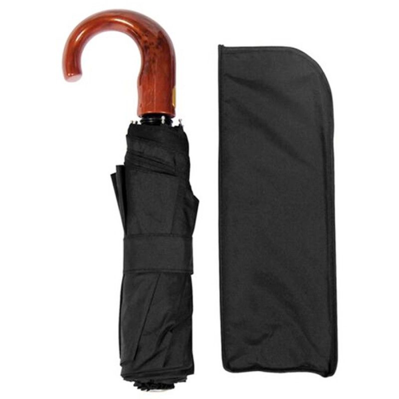 Wholesale Curved Handle Folding Umbrella