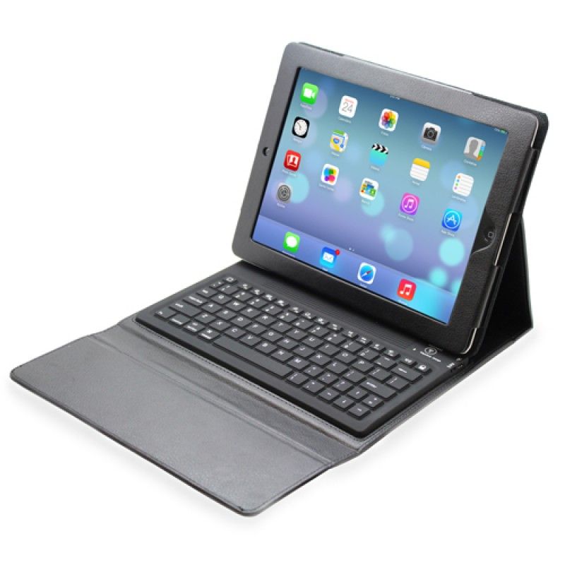 Wholesale Folio Leather Case with Bluetooth Keyboard