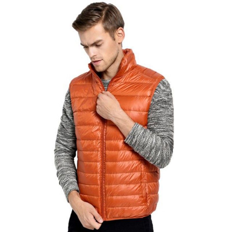 Wholesale Ultra Light Duck Down Men Vest