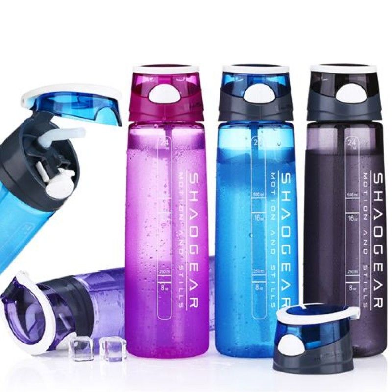 Wholesale Transparent Sports Water Bottle With Straw