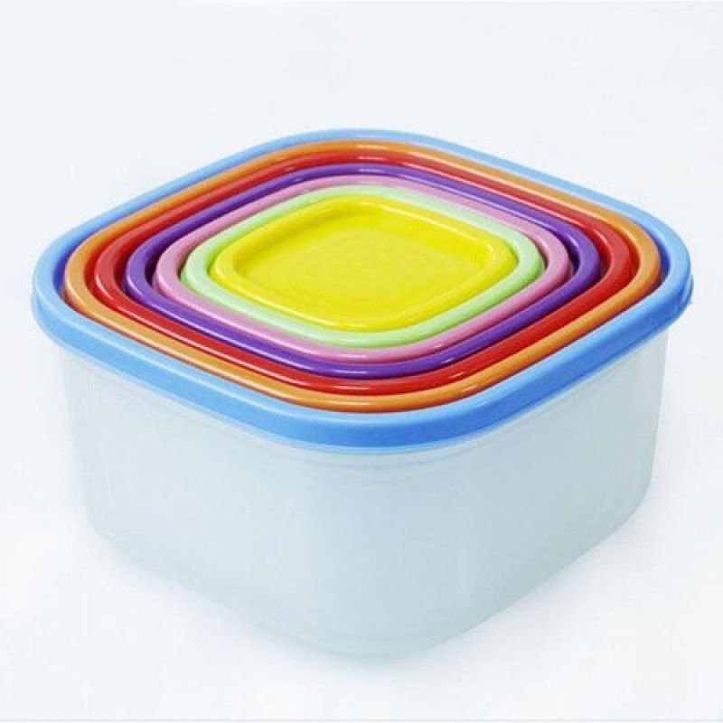 Wholesale Square Rainbow Cripers Storage Boxes