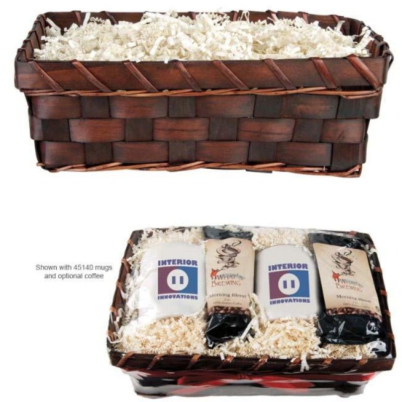 Wholesale 2 Mug Basket - Custom Packaging-[NW-91371]