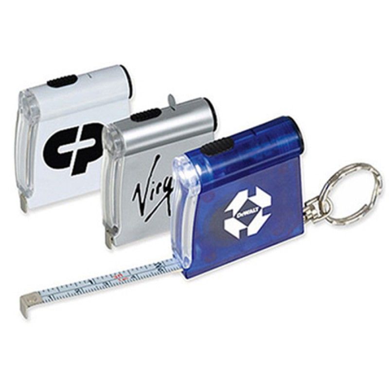 Wholesale Tape Measure Flashlight Key Chain