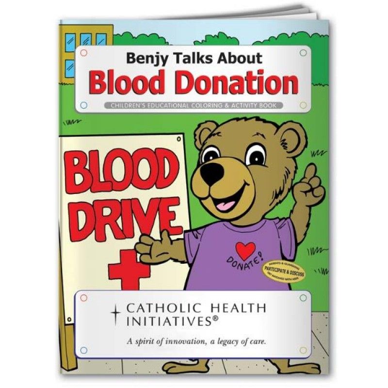 Wholesale Coloring Book: Blood Donation-[NW-91668]