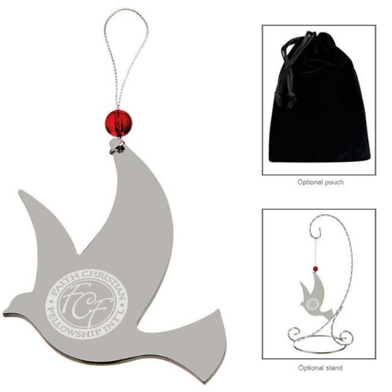 Wholesale Silver Dove Ornament-[NW-91778]