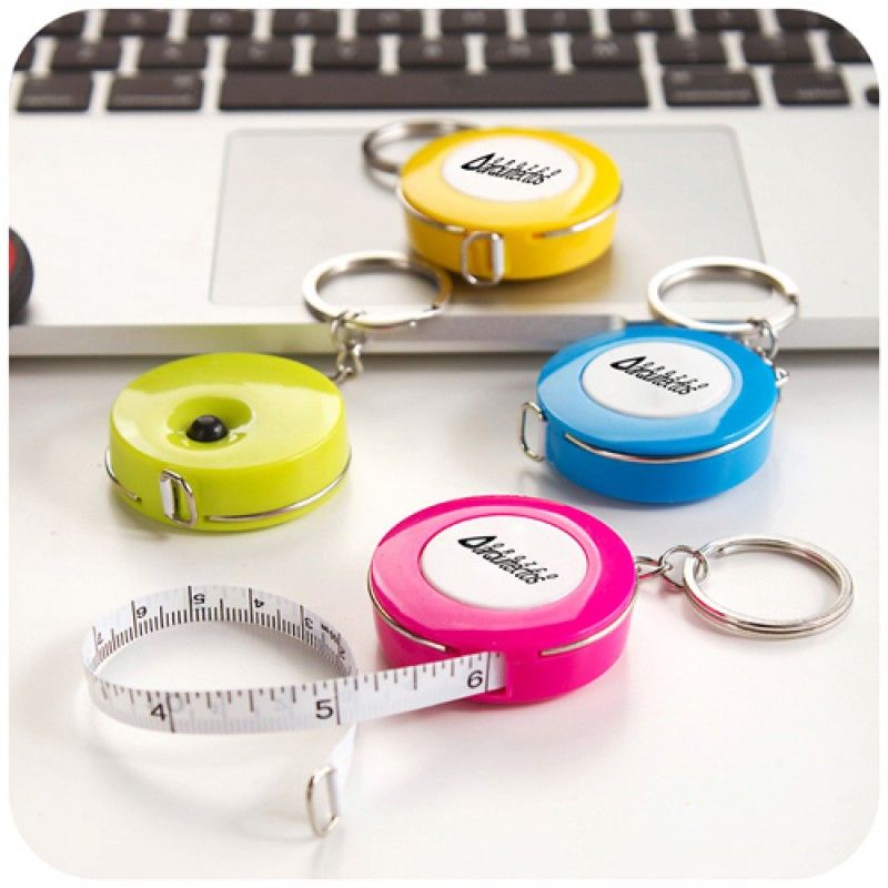 Wholesale Plastic Mini Tape Measure Keychain