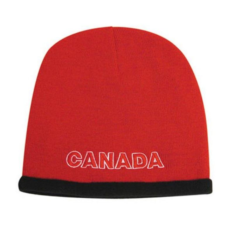 Wholesale Roll Down Acrylic & Fleece Beanie-[HW-28028]