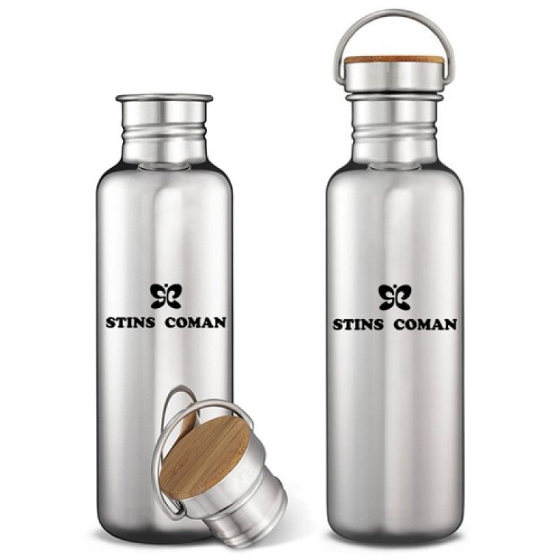 Wholesale Multi-Layer Stainless Steel Bottle With Bamboo Cap