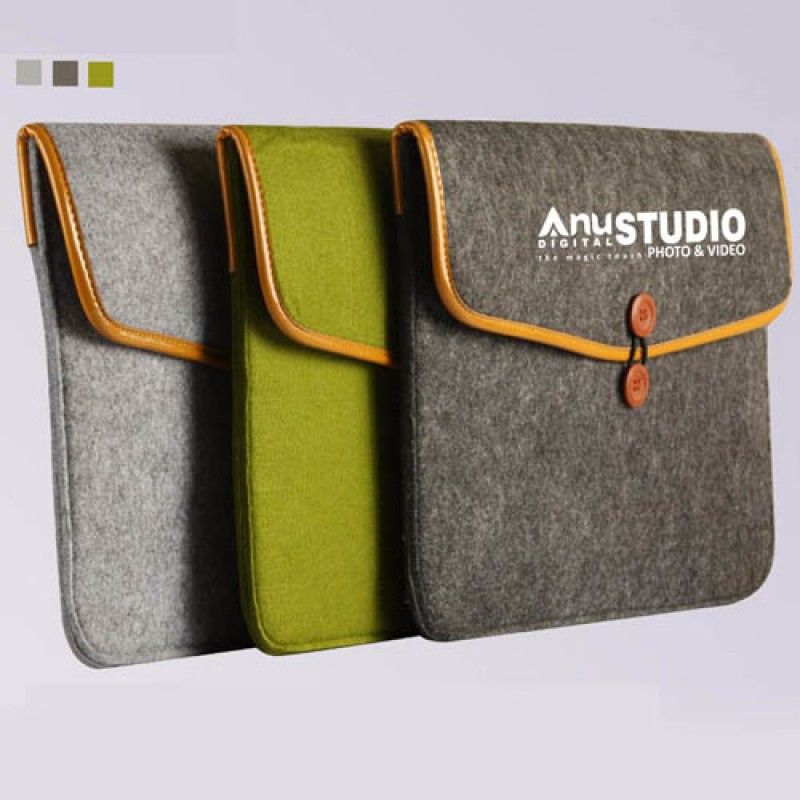 Wholesale Durable Felt Laptop Sleeve