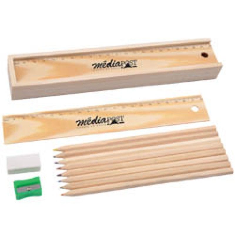 Wholesale Wooden Colourful Pencil Set