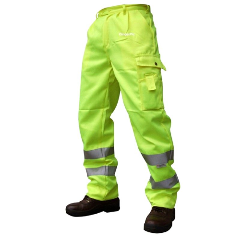 Wholesale Reflective Safety Trouser With Cargo Pocket