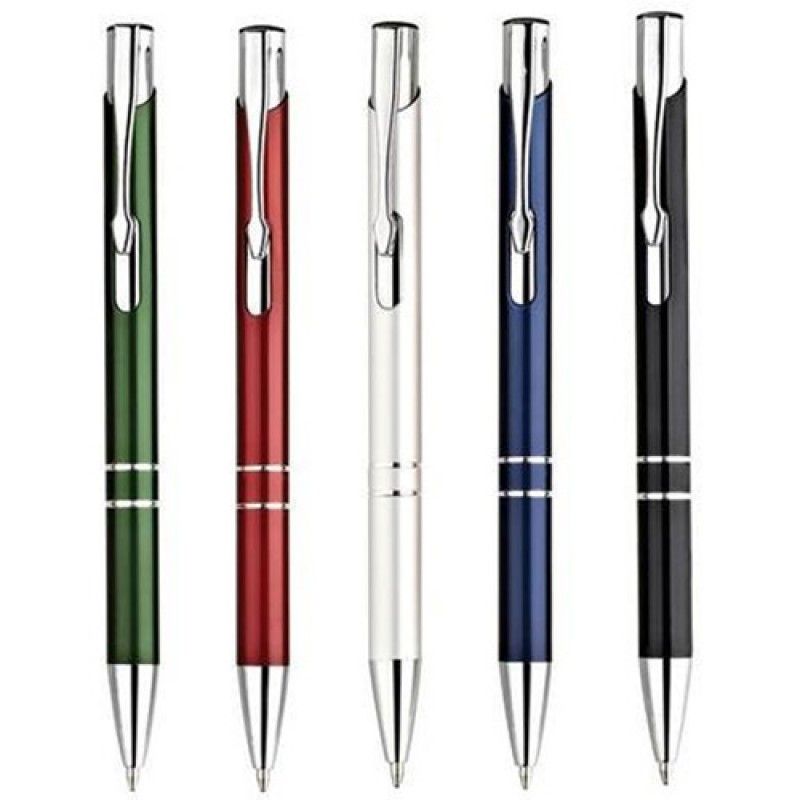 Wholesale Click Action Shiny Metal Pen