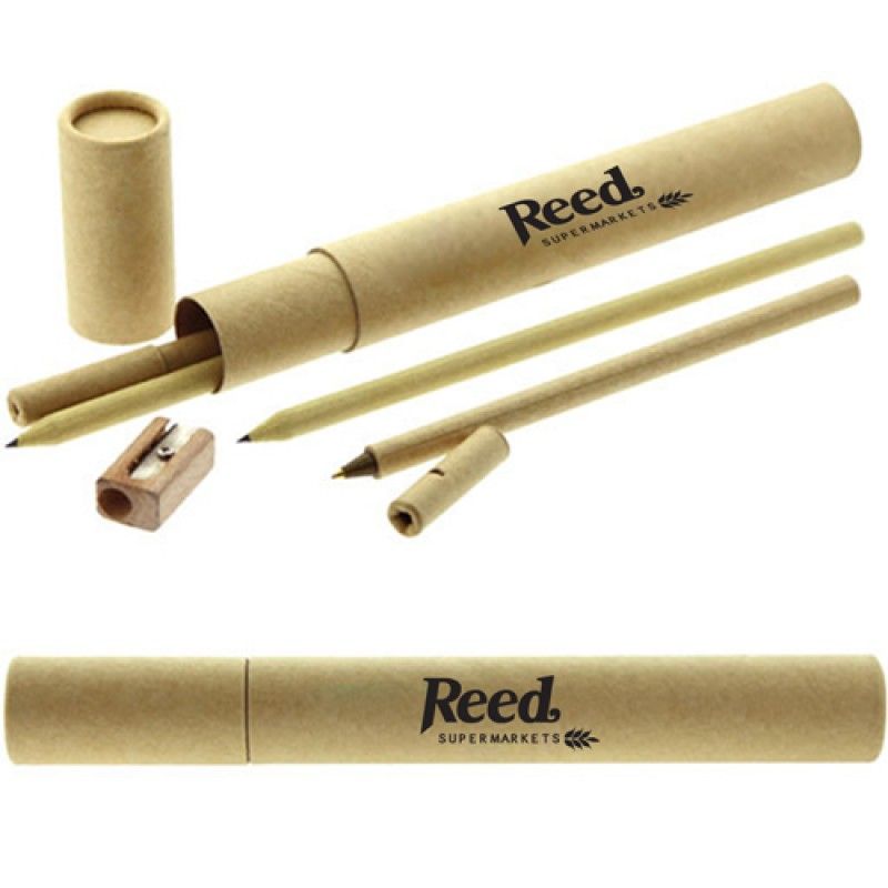 Wholesale Paper Tube Pen And Pencil Set