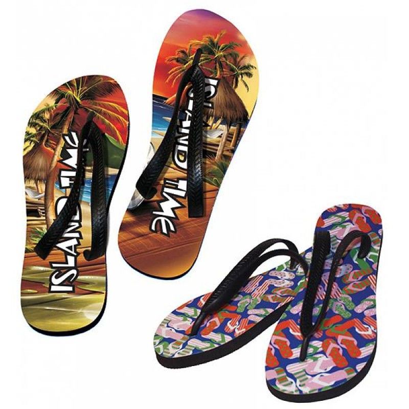 Wholesale Flip Flops - Full Color Sublimation-[CG-28028]