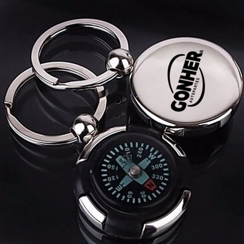 Wholesale Mini Portable Compass Keychain