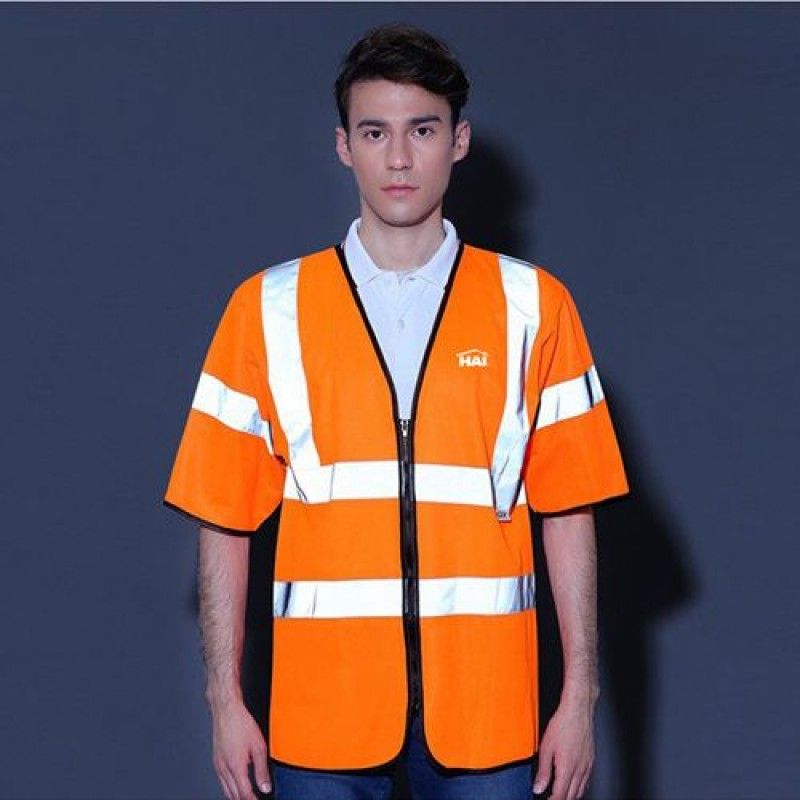 Wholesale High Visibility Short Sleeve Safety Vest