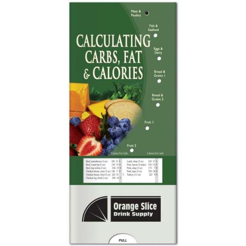 Wholesale Pocket Slider: Calculating Carbs, Fat & Calories-[NW-91594]