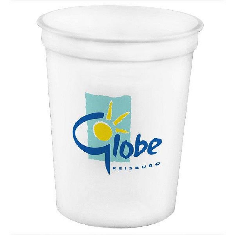 Wholesale 16 oz. White Stadium Cup Multi-Color Offset-[DC-29001]