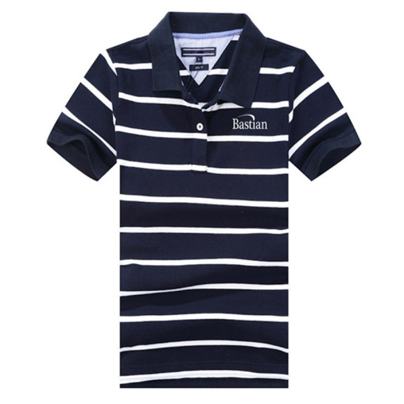 Wholesale Classic Striped Polo Shirt