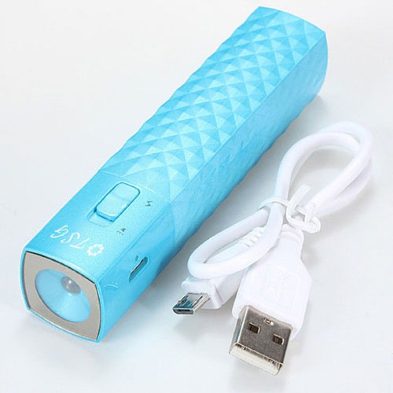 Wholesale Flashlight USB Power Bank With Keychain