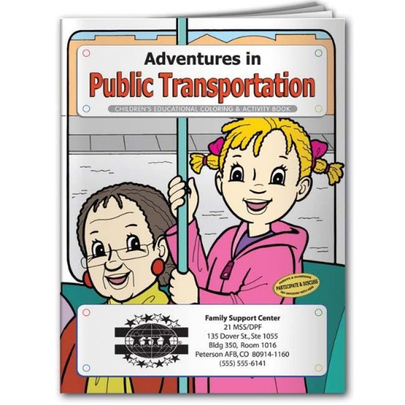 Wholesale Coloring Book: Adventures in Public Transportation-[NW-91650]