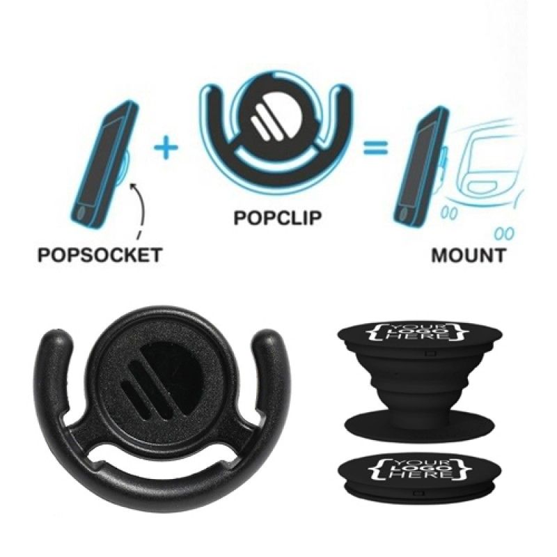 Wholesale PopSocket Smartphone Holder with Car Clip